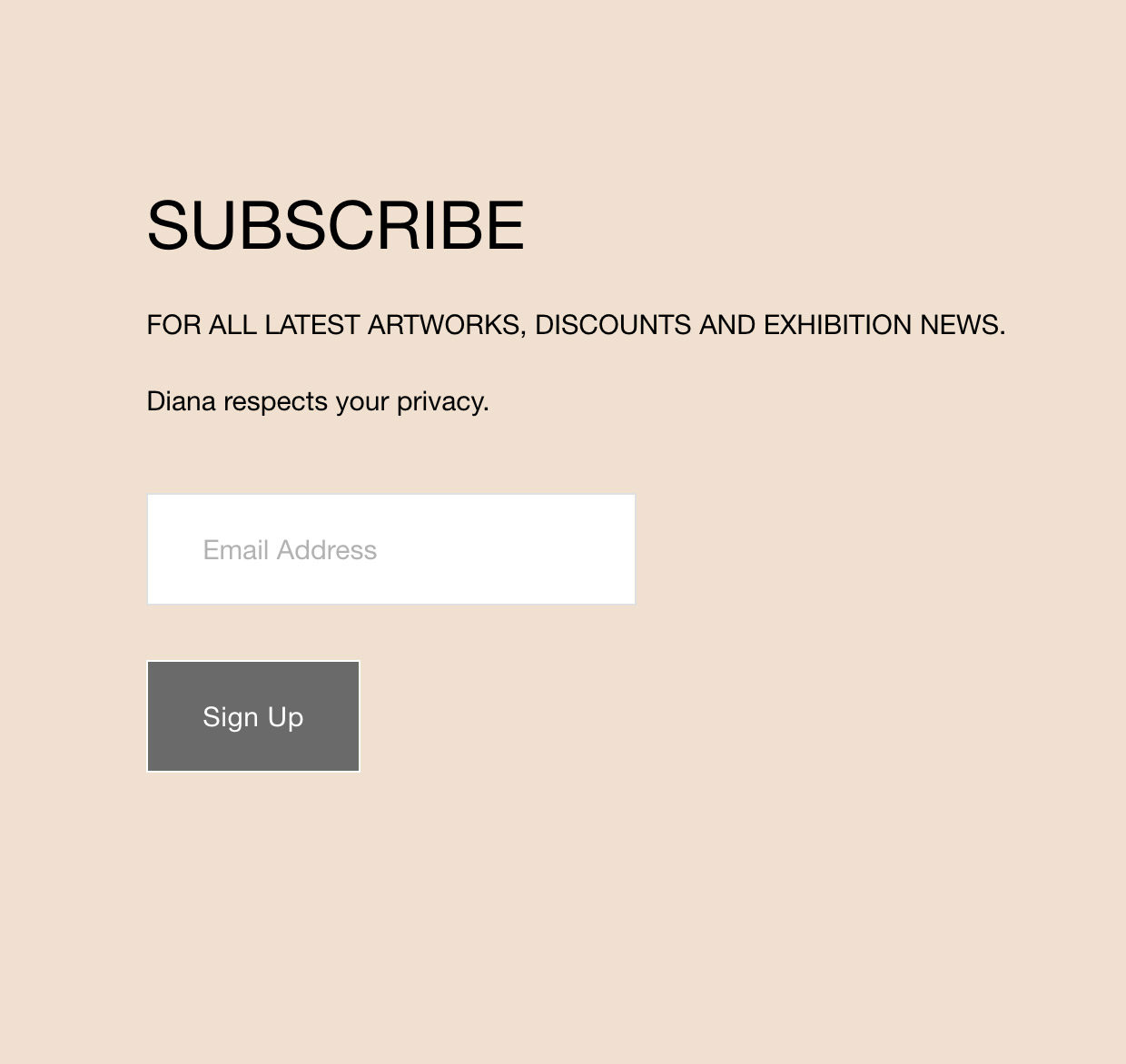 Subscribe to my art newsletter thumbnail