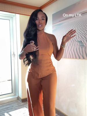 Love this jumpsuit 😍 So perfect for pre fall! I added a sweater that you can easily throw in if it’s too chilly  Want to
