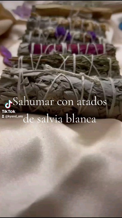 ¿Quieres saber para que sirven los atados de salvia blanca? ✨