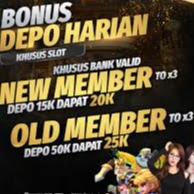 DEPOSIT 25K BONUS 25K | PROMO NEW MEMBER BONUS DEPOSIT 20+10 thumbnail