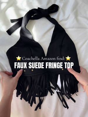 Literally so perfect for festival season!! Faux suede fringe top 🔗 in my Amaz0n sf in my bi0 under "Coachella tops" list
