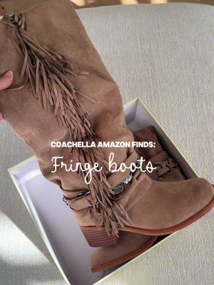 Fringe boots 🔗 in my Amaz0n sf in bi0 under "Coachella: shoes" list #coachella #fringeboots #coachellainspo #festivalfas