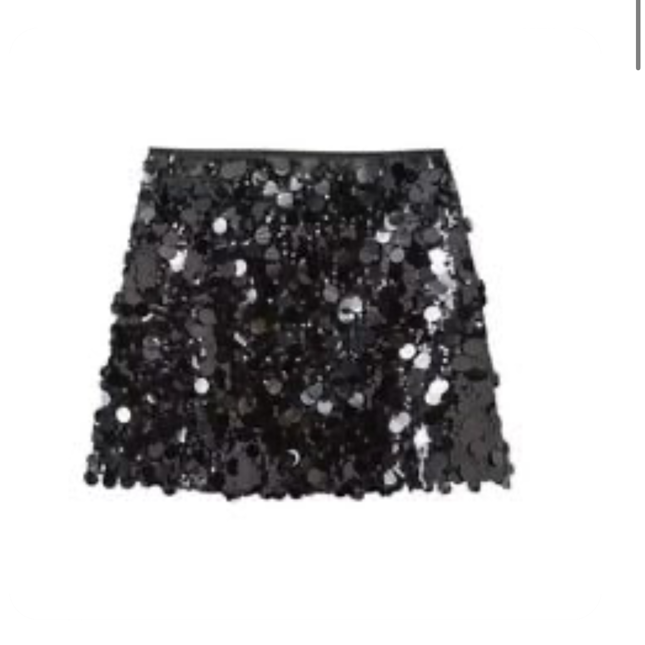 black sequin skirt thumbnail