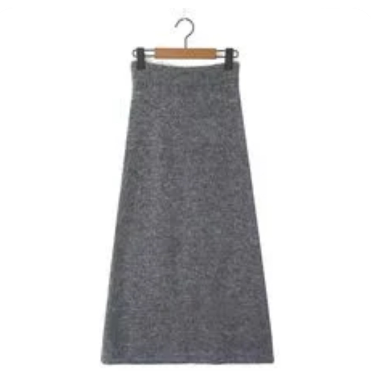 grey knitted skirt thumbnail