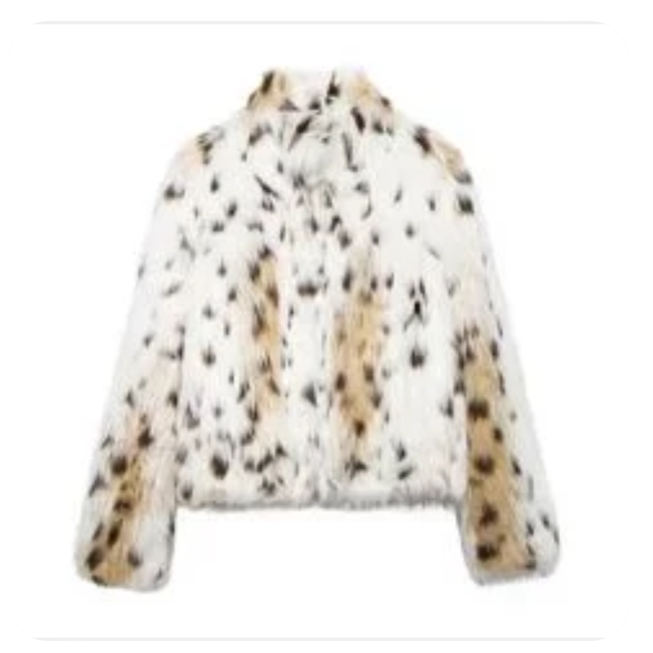 Animal print fur coat thumbnail