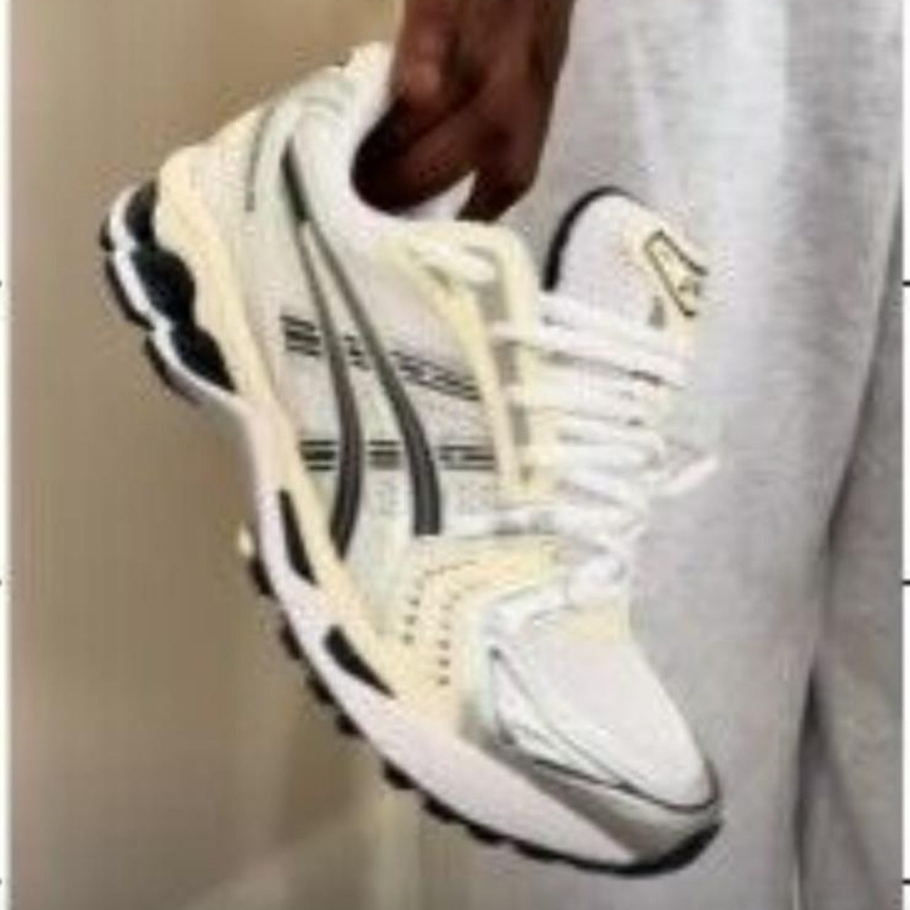 Cream asics thumbnail