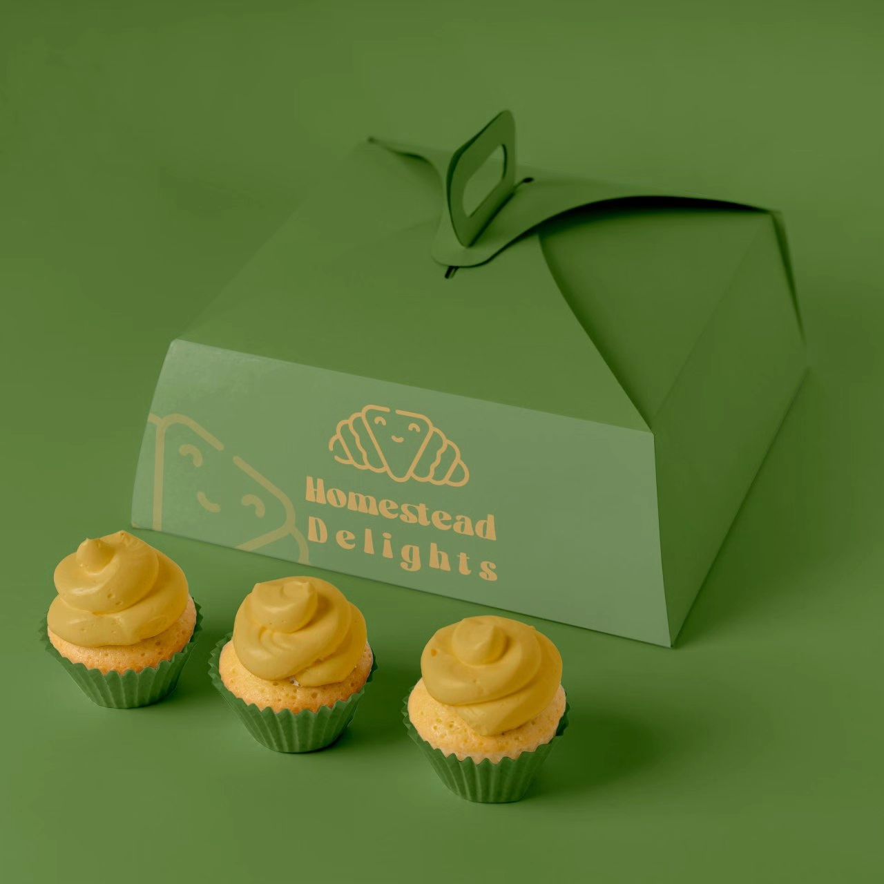 Branding and Visual Identity with Homestead Delights, 
the first-ever Vegan Pastry in Dubai.