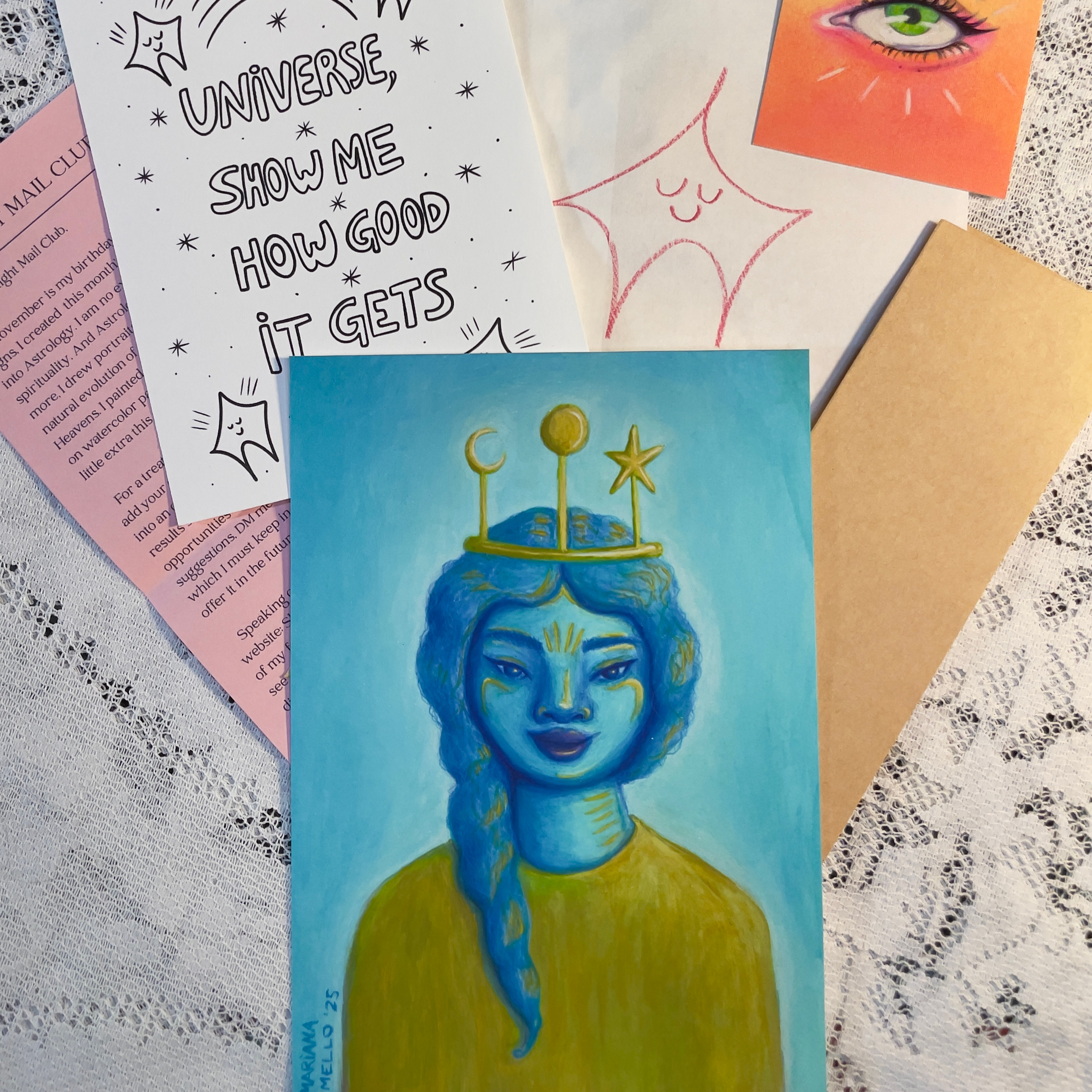 Subscribe to the Starlight Mail Club to receive monthly fine art prints in your mailbox! thumbnail