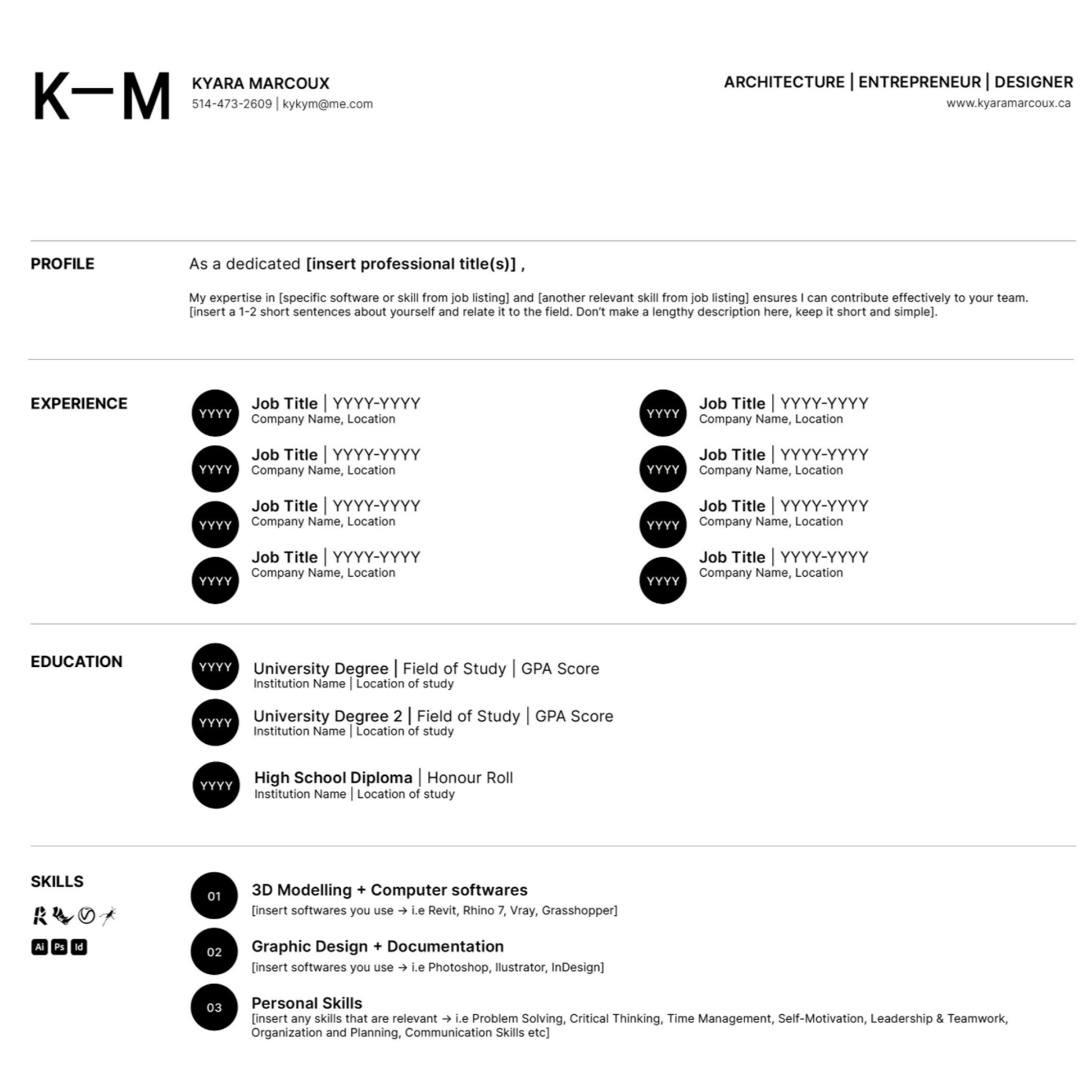 Resume Template thumbnail