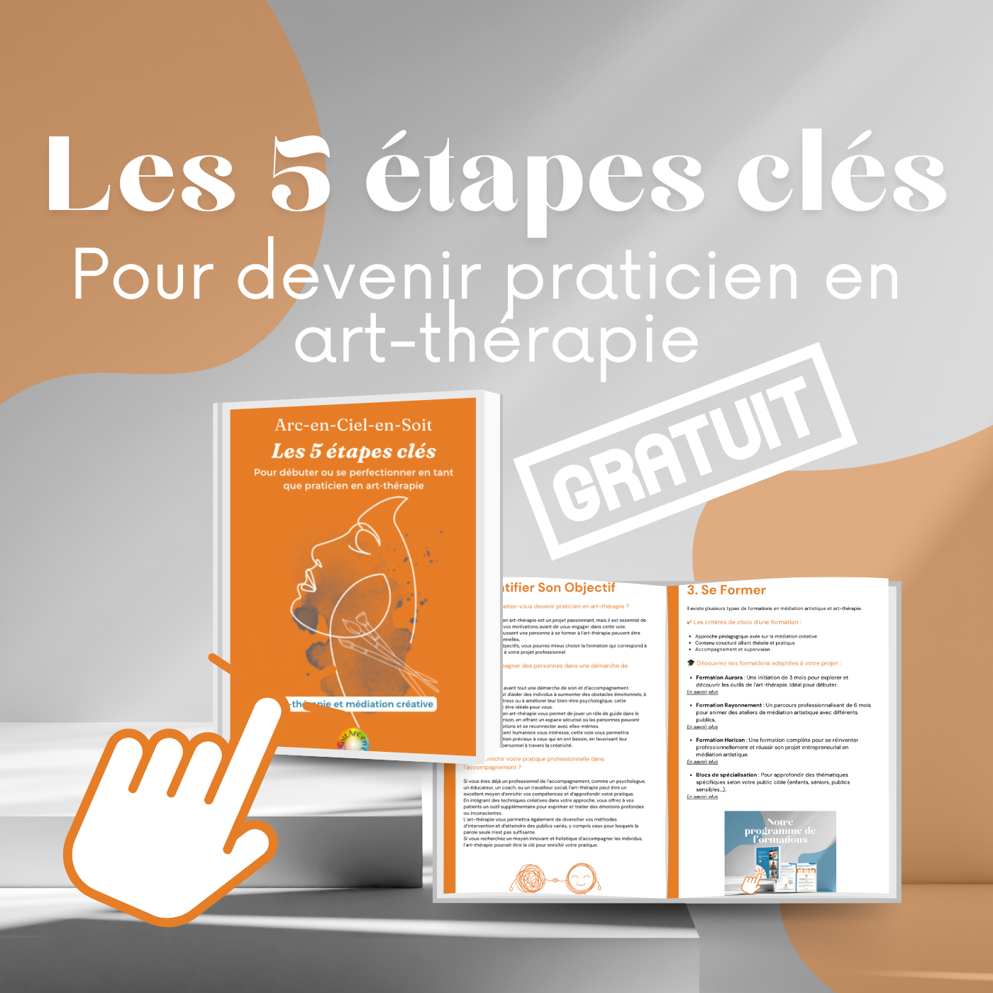 Les 5 étapes clés pour devenir praticien en art-thérapie - Ebook GRATUIT thumbnail