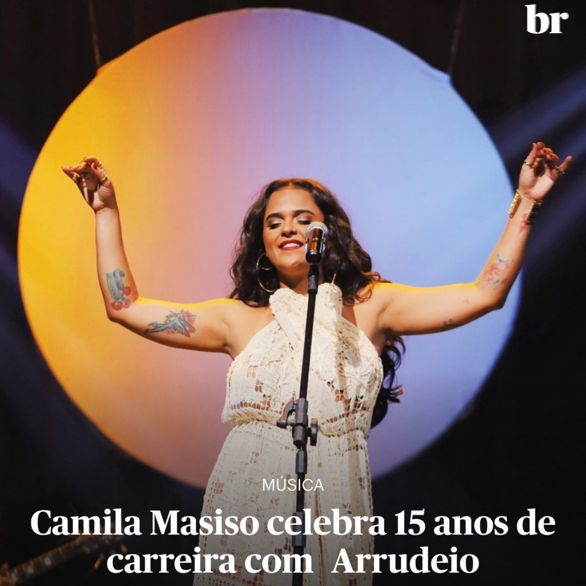 Camila Masiso celebra 15 anos de carreira com Arrudeio thumbnail