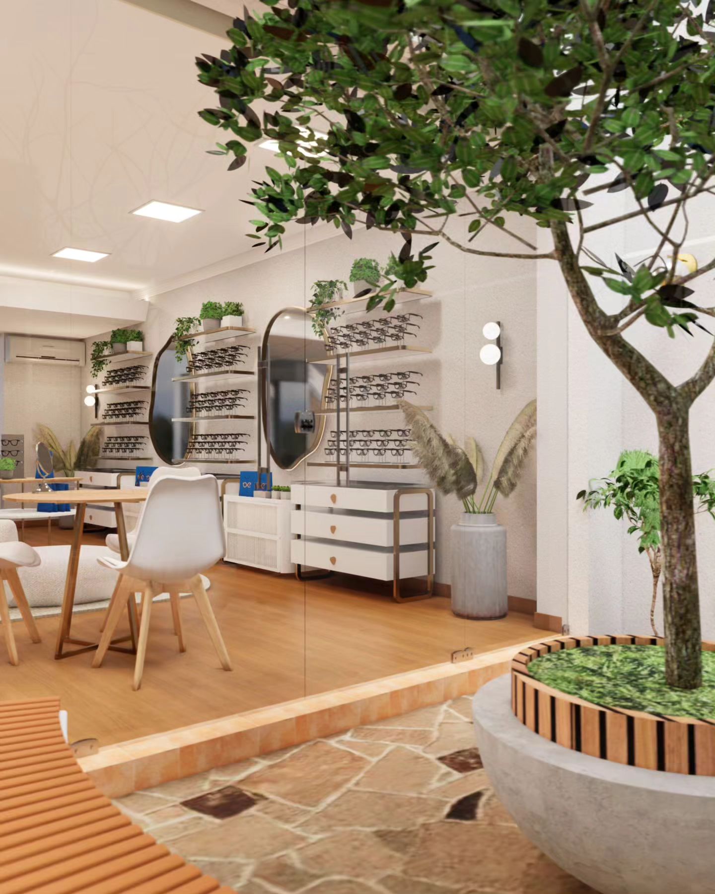 Quem aí queria uma ótica com essa vibe? 😍
.
.
.
.
.
#arquitetura #arquiteturadeinteriores #arquiteto #arq #design #desig