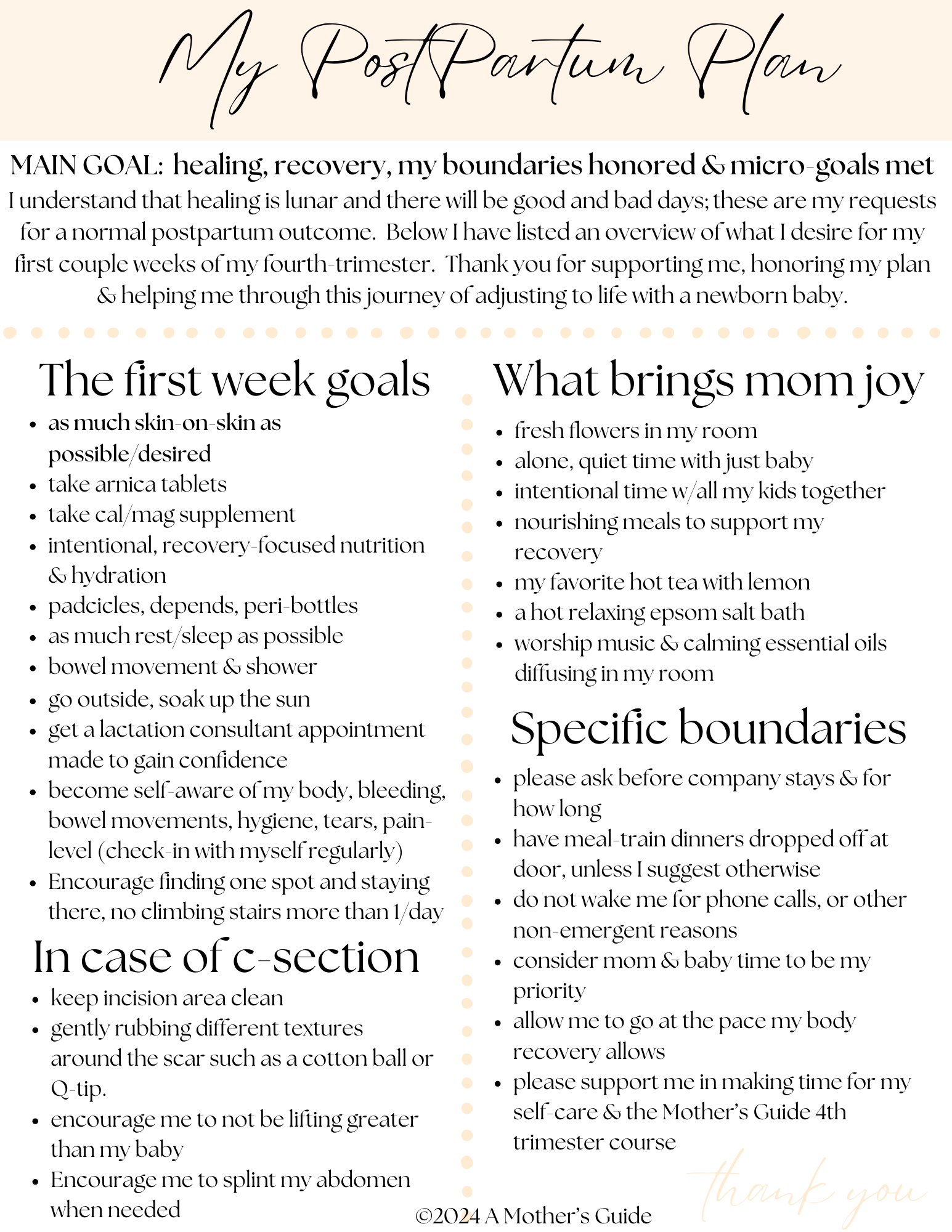 FREE: Your Postpartum Plan thumbnail