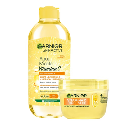 Água micelar + hidratante vitamina C thumbnail
