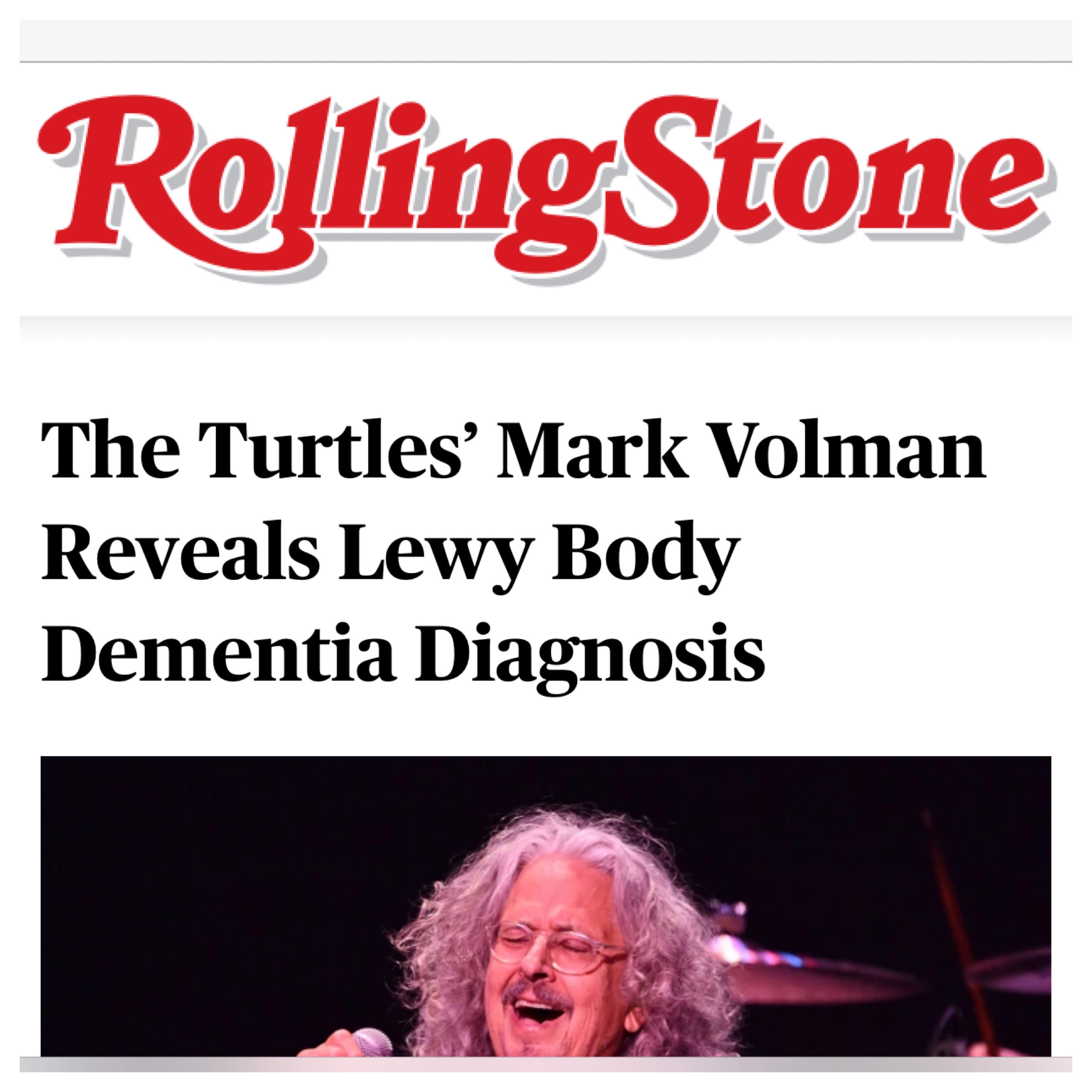 The Turtles' Mark Volman Reveals His Lewy Body Dementia Diagnosis