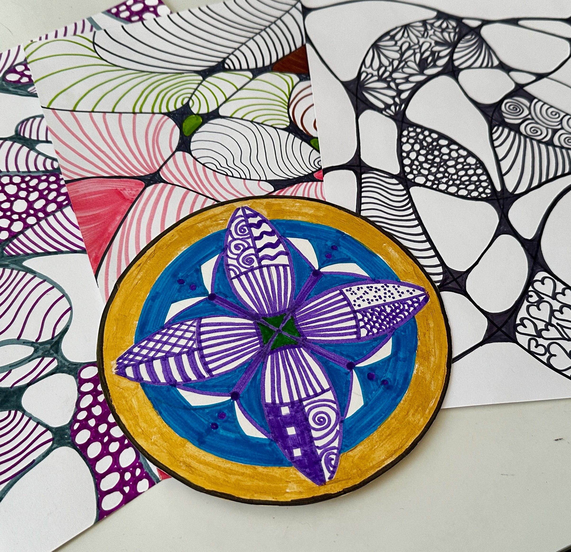 7/30/25 Visions of Healing with Zentangles at Salt Cave of Darien thumbnail