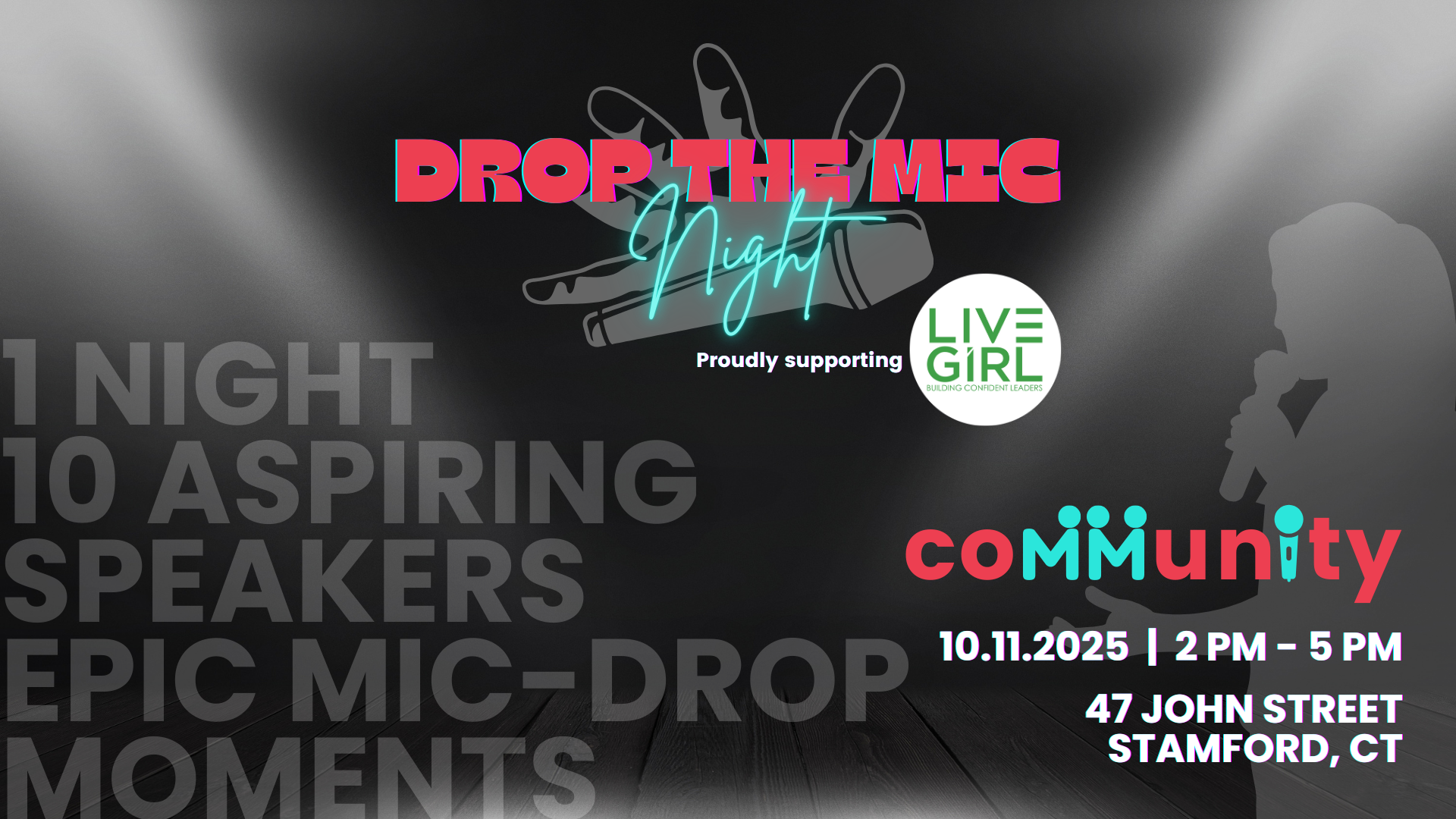 10/11/25 Drop The Mic Night | SPEAC Success - "Community" at GE CoCreate, Stamford, CT thumbnail