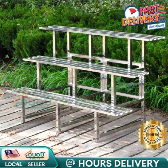 Garden stacking shelves metal thumbnail