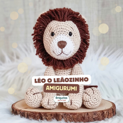 Amigurumi Leão - Léo o Leãozinho  - Amiguchos Crochê | Hotmart thumbnail