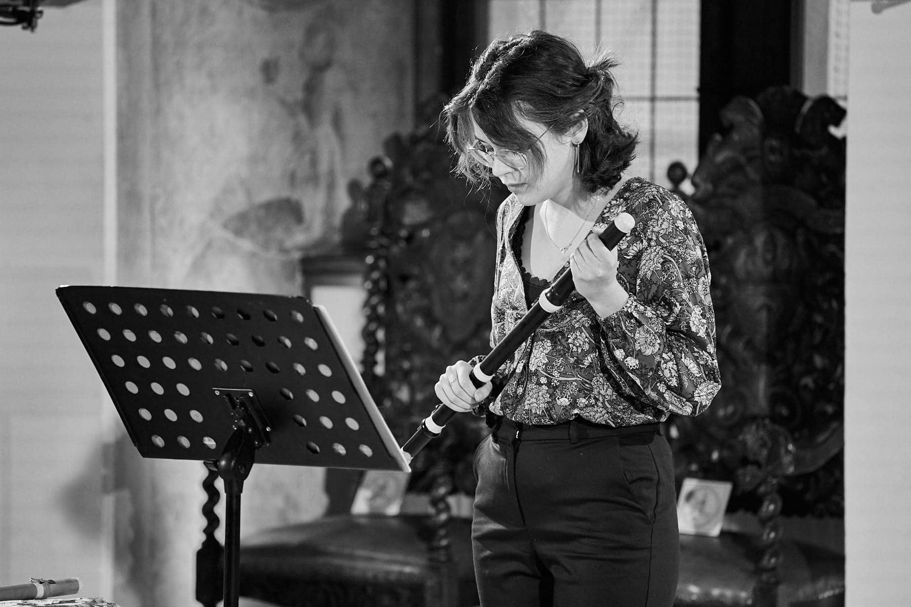 So happy and touched to have a possibility to perform Telemann’s 12 Flute Fantasias on @actushumanus 🩷 thank you so much