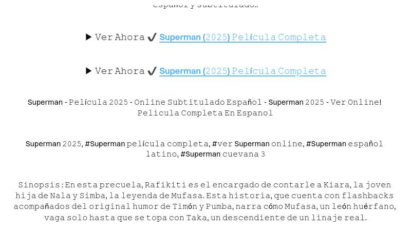 Cuevana 3 — Ver Superman !(2025) EN ESPAÑOL Y LATINO | Built with Prezo thumbnail