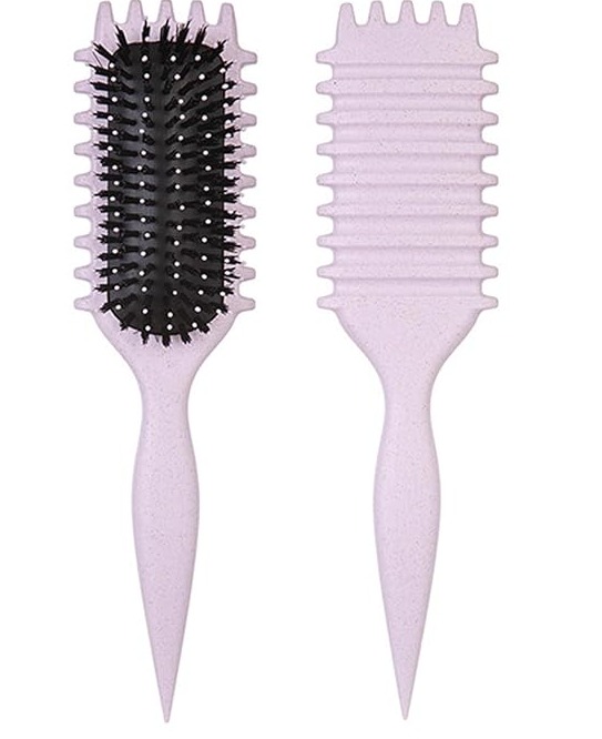 Amazon.com: Cepillo definidor de rizos, cepillo de pelo rizado para cabello rizado, cepillo de rizos para cabello rizado húmedo, dar forma y definir rizos para mujeres (blanco hueso) : Belleza y Cuidado Personal thumbnail