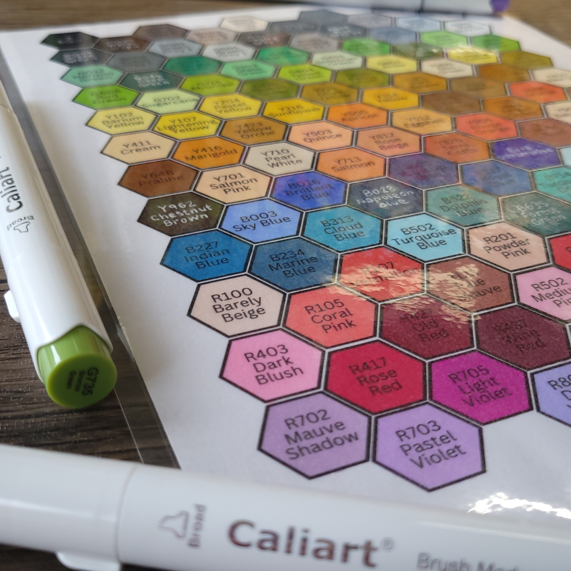 The Caliart Swatchcard!! thumbnail