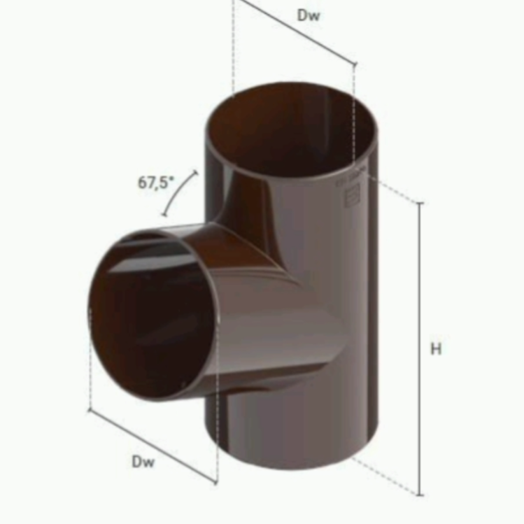 Тройник 80/80/80 мм thumbnail