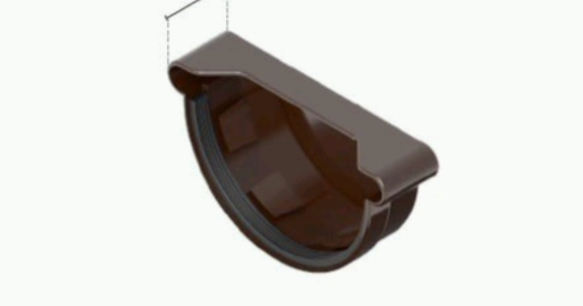 Заглушка желоба универсальная 120 мм thumbnail