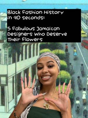 Happy (Belated) Jamaican Independence Day 🇯🇲 • • Here’s a likkle list of Jamaican designers you should know about. Know 