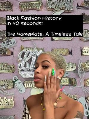 and now, the timeless tale of the nameplate ✨ • • how old were you when you received your first nameplate jewelry? I was