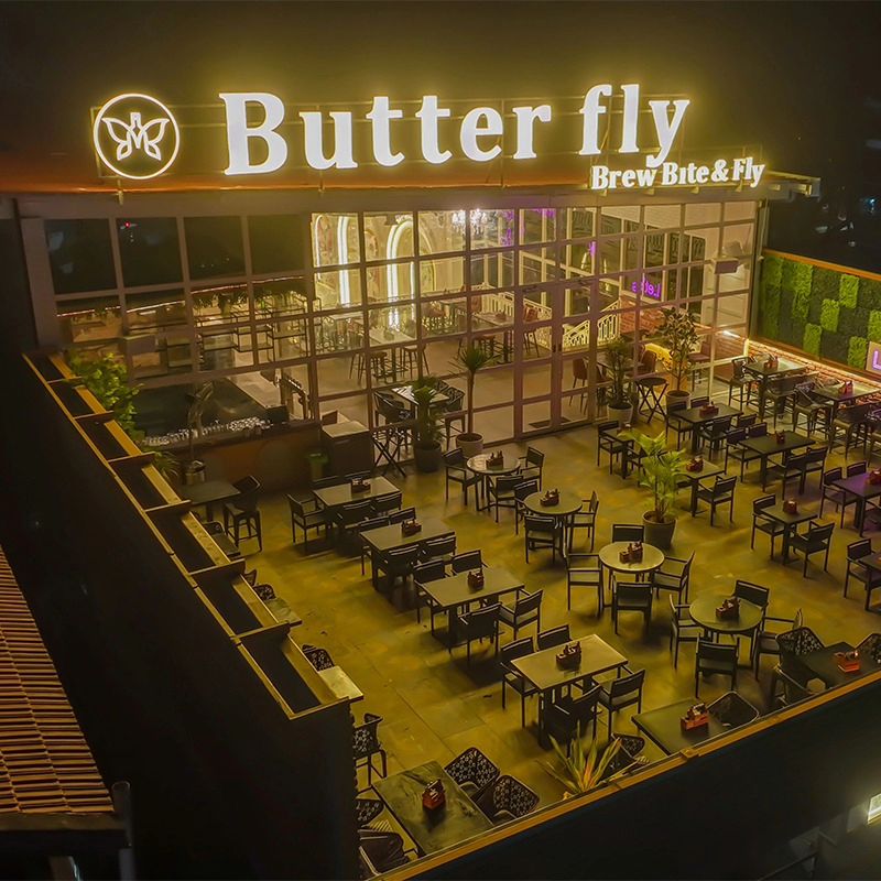 Unleash your wings in the buzzworthy ambience of Butterfly Brew. Join the brewvolution and sip your way into a night of 