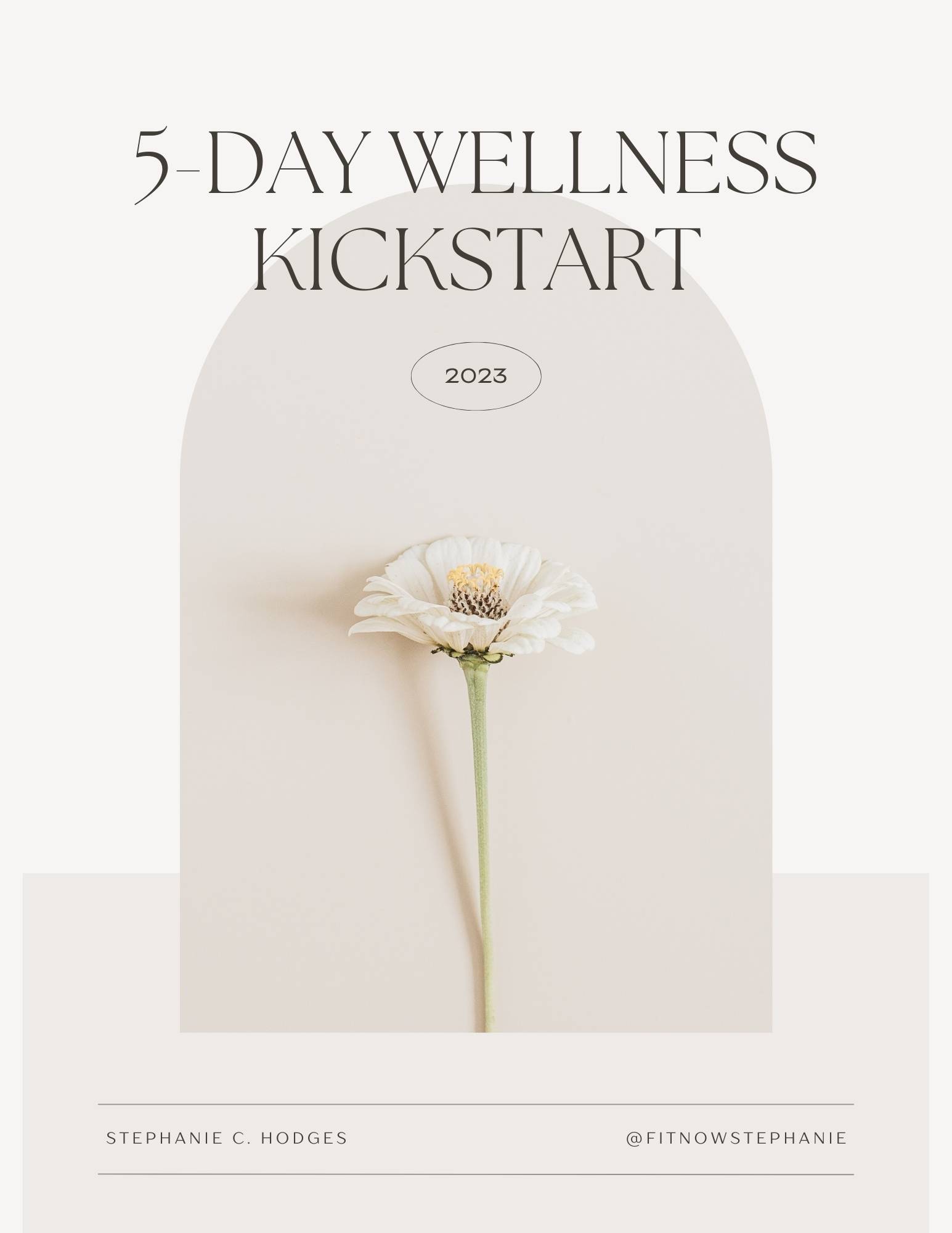 5 Day Wellness Kickstart  | Free Workbook thumbnail