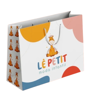 Sacolas de papel personalizada  thumbnail