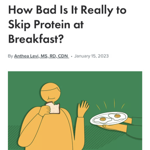 How Bad Is It to Skip Protein at Breakfast? thumbnail