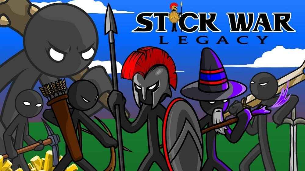 Stick War Legacy MOD Hack APK (Menu, Vô Hạn Tất Cả, 99999 Đá Qúy, Binh Sĩ Khổng Lồ VIP, Onehit, Skin Vip, Bất Tử) thumbnail