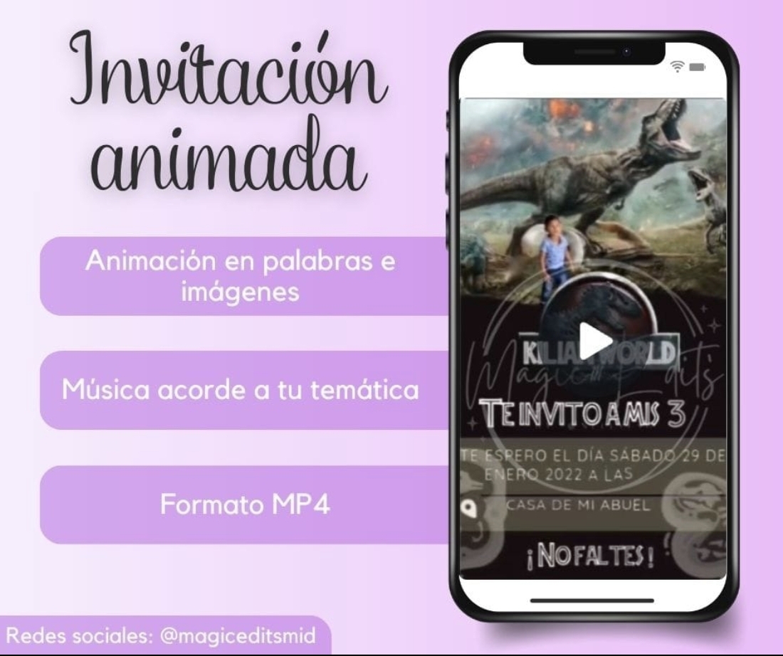 Invitación con animación thumbnail