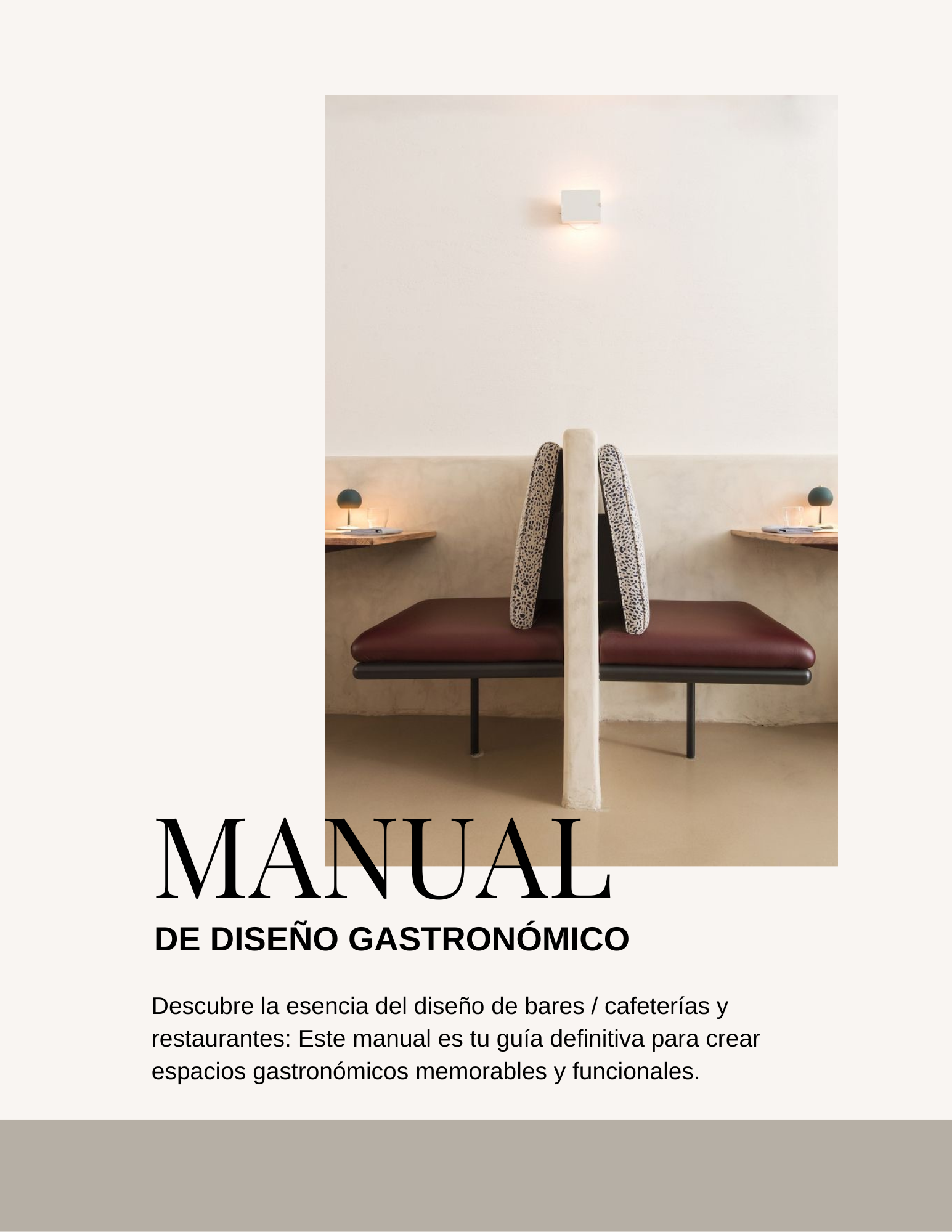 MANUAL DE DISEÑO INTERIOR GASTRONOMICO.   thumbnail