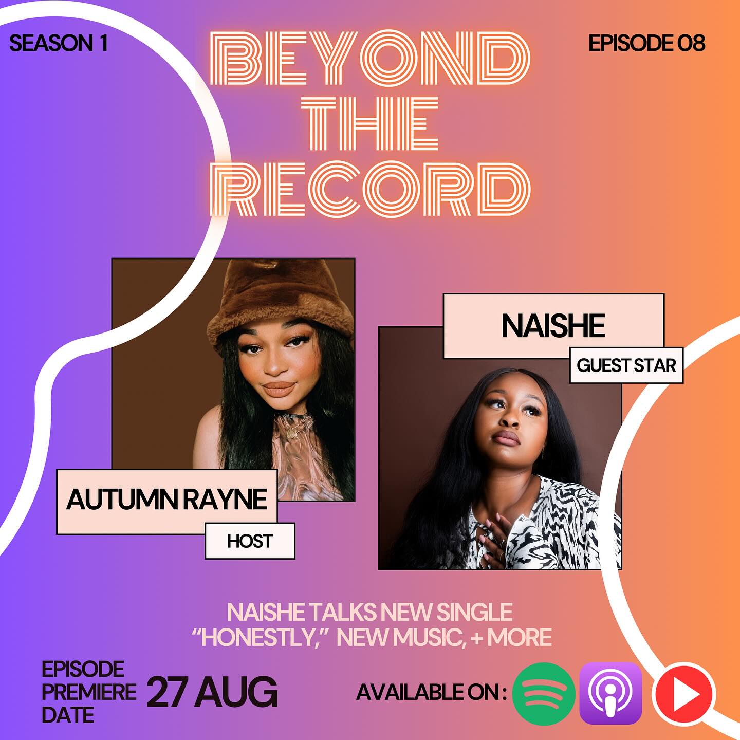 from jersey to johannesburg, R&B singer @iamnaishe is making moves and we can’t wait to chat all about it tomorrow. epis