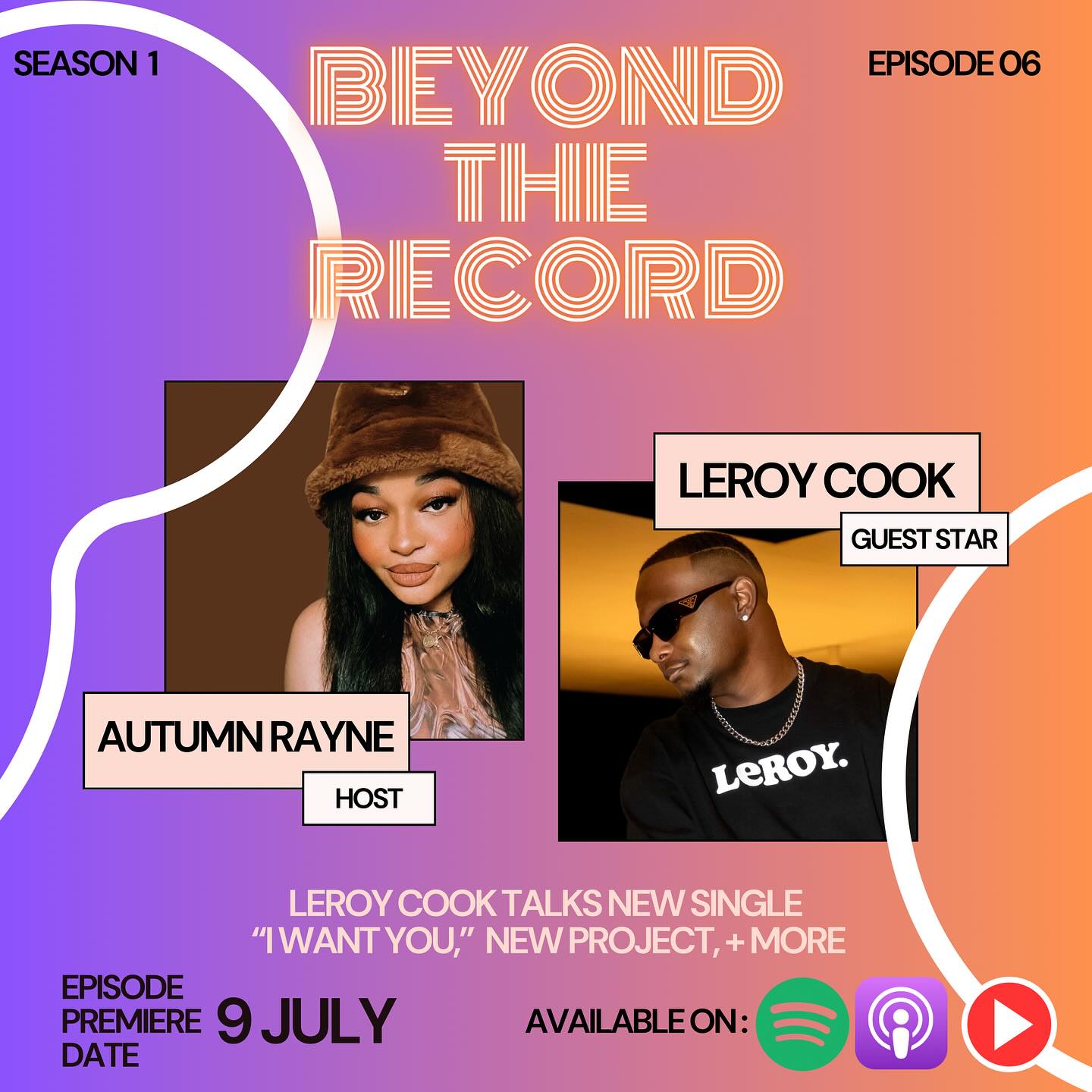 hung out with @leroycook and we spoke about his new summer single “I Want You” that releases this Friday☀️ check out our