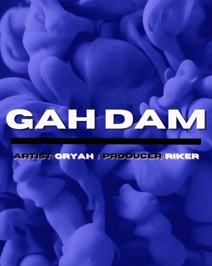 New Song “GAH DAM” 💨 Linked In My Bio ☝🏾 First time designing my own cover art idea