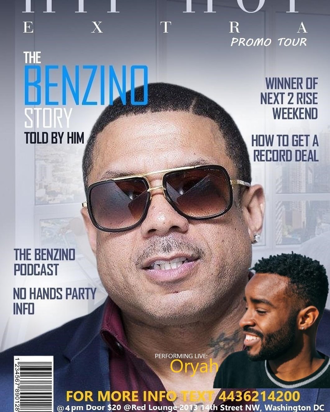 Imma be in DC chasing dreams at @redlounge_dc on May 25th 🥷 “Big katana chop hit your frame like a Splinter”