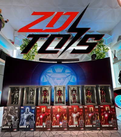 ZD Toys Iron Man MK1-MK7 Hall of Armor thumbnail