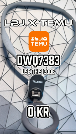 Temu Magnetic Neck Holder Use this Code ‘’DWQ7383” for new app users to get it for 0kr thumbnail