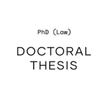 Doctoral thesis (PhD Law) thumbnail