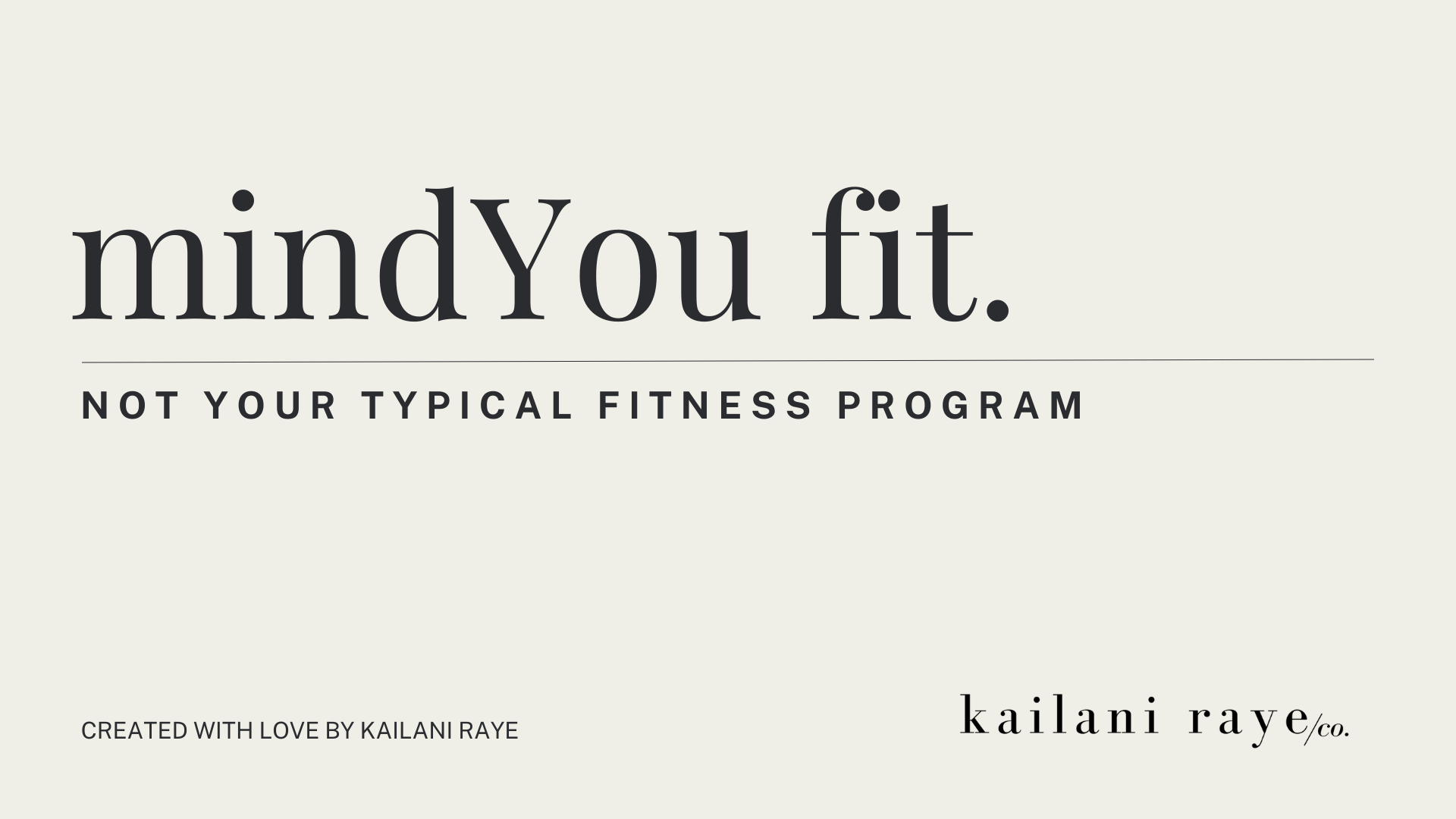 get the mindYOU FIT. not your typical fitness program !! thumbnail