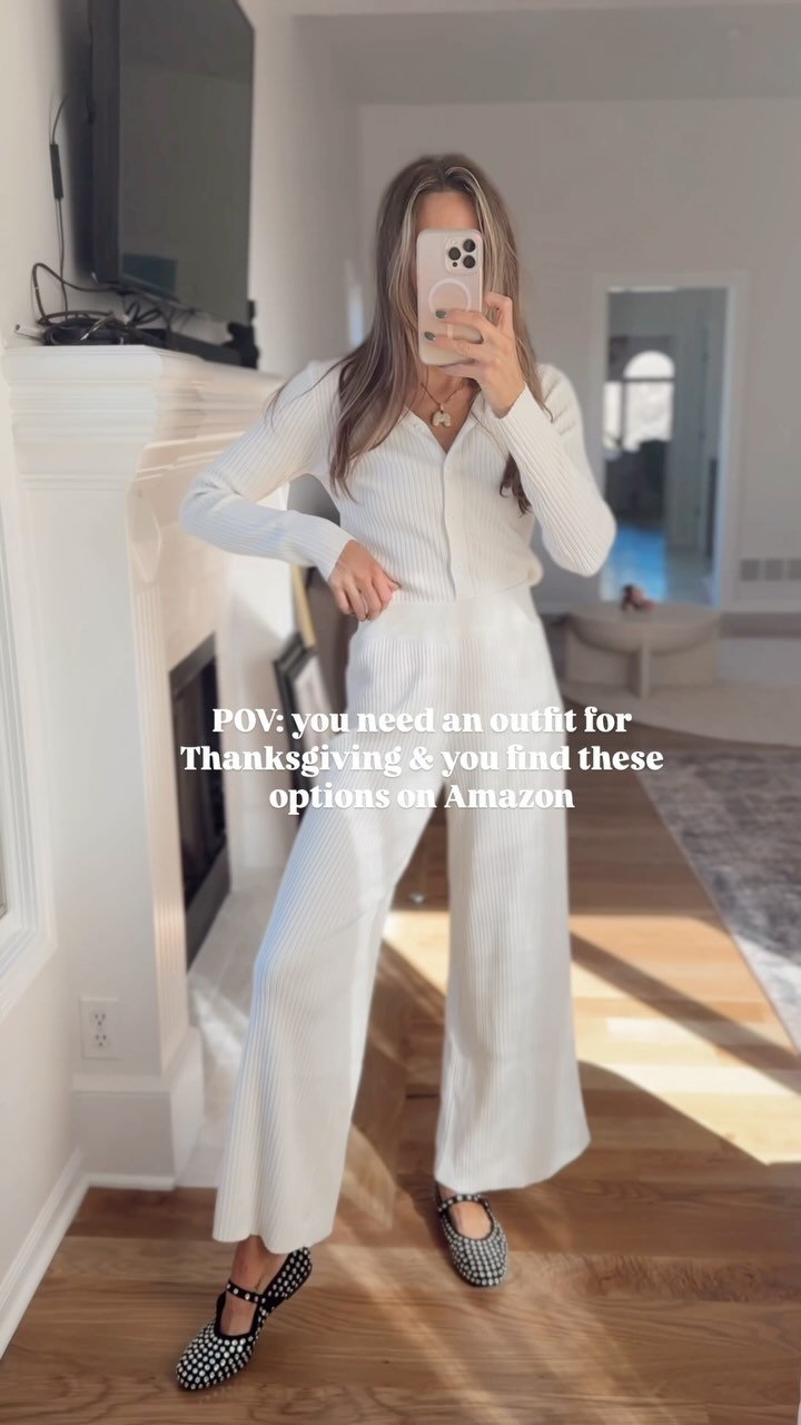 Comment “thanksgiving “ and I’ll DM you these outfit ideas all from Amazon! What’s your Thanksgiving outfit vibe? Let me