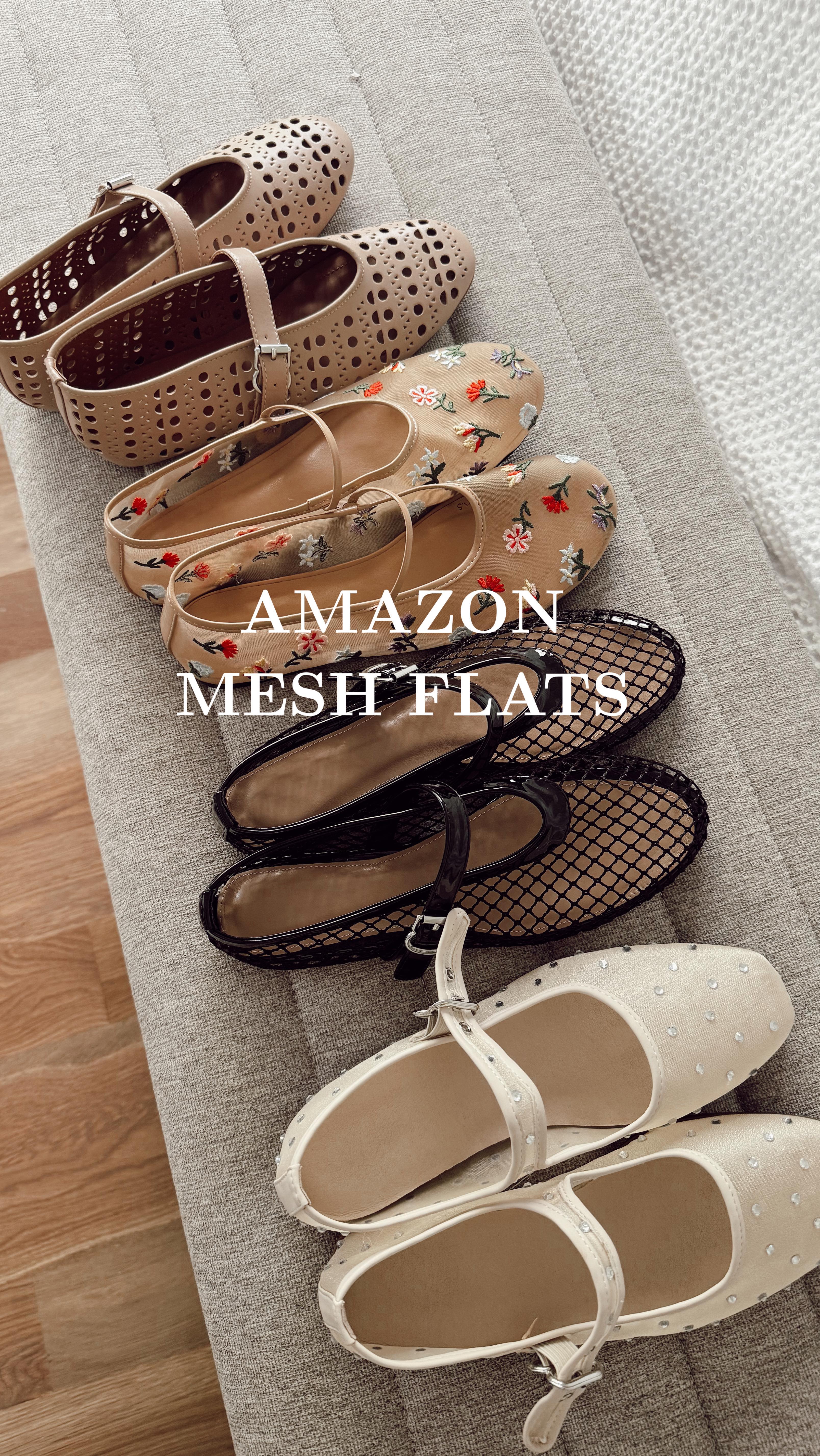 Comment “flats” and I’ll DM you links to these and my favorite mesh flats! All on Amazon! Guys they are comfortable, and