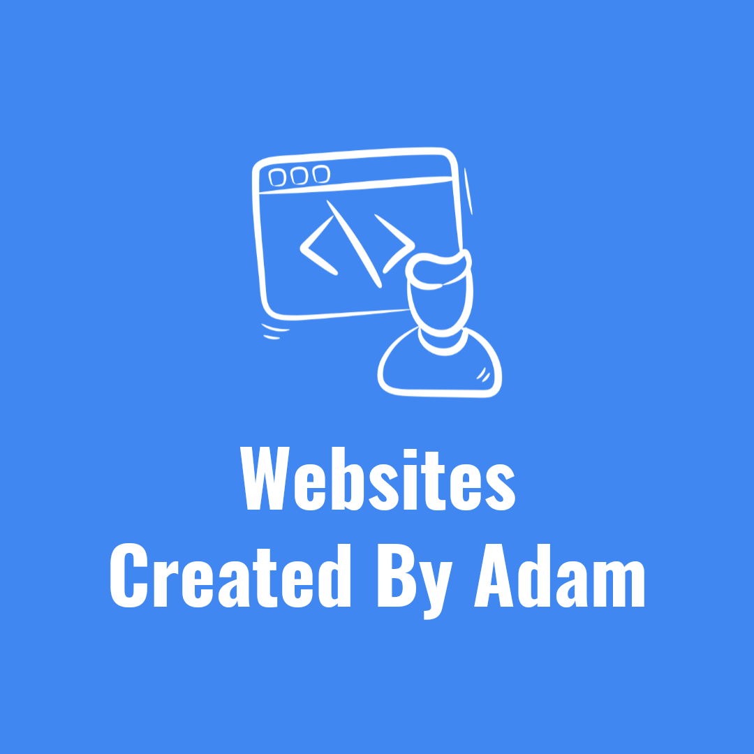 Websites created By Adam - About thumbnail