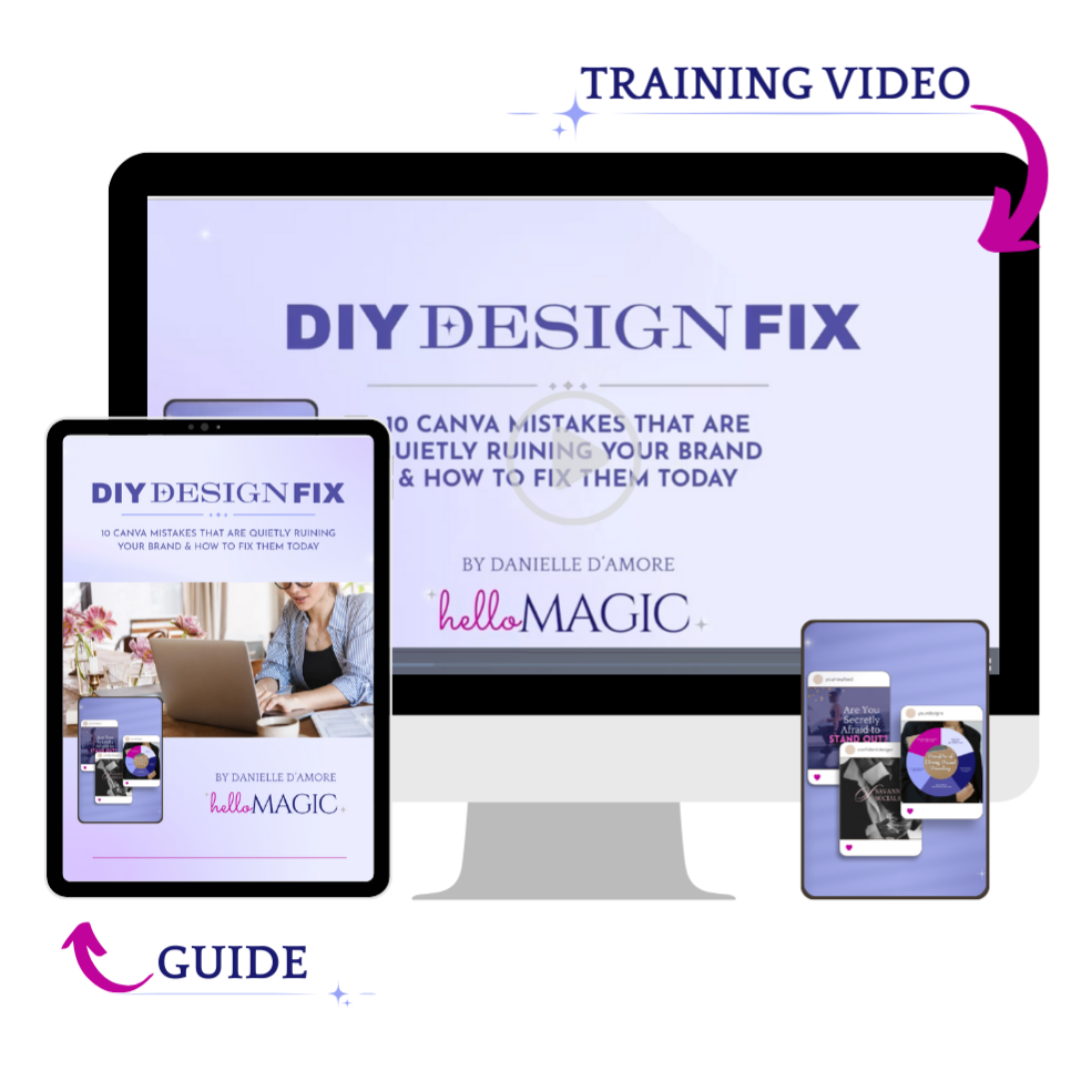 DIY Design Fix - FREE Training - Easy Fixes for CANVA Mistakes That Are Ruining Your Brand thumbnail